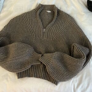 Comfy cropped sweater